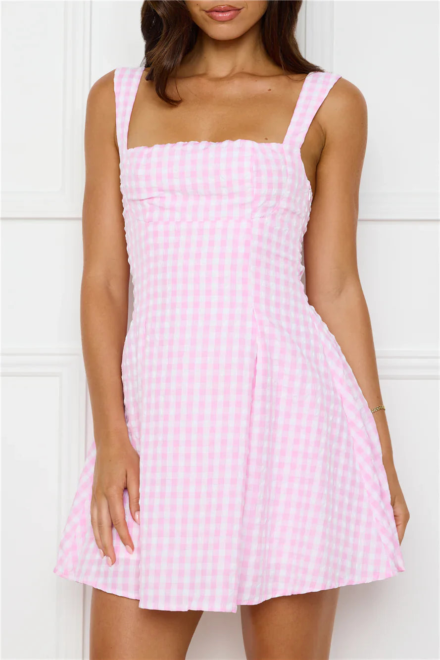 Grape Escape Mini Dress Pink