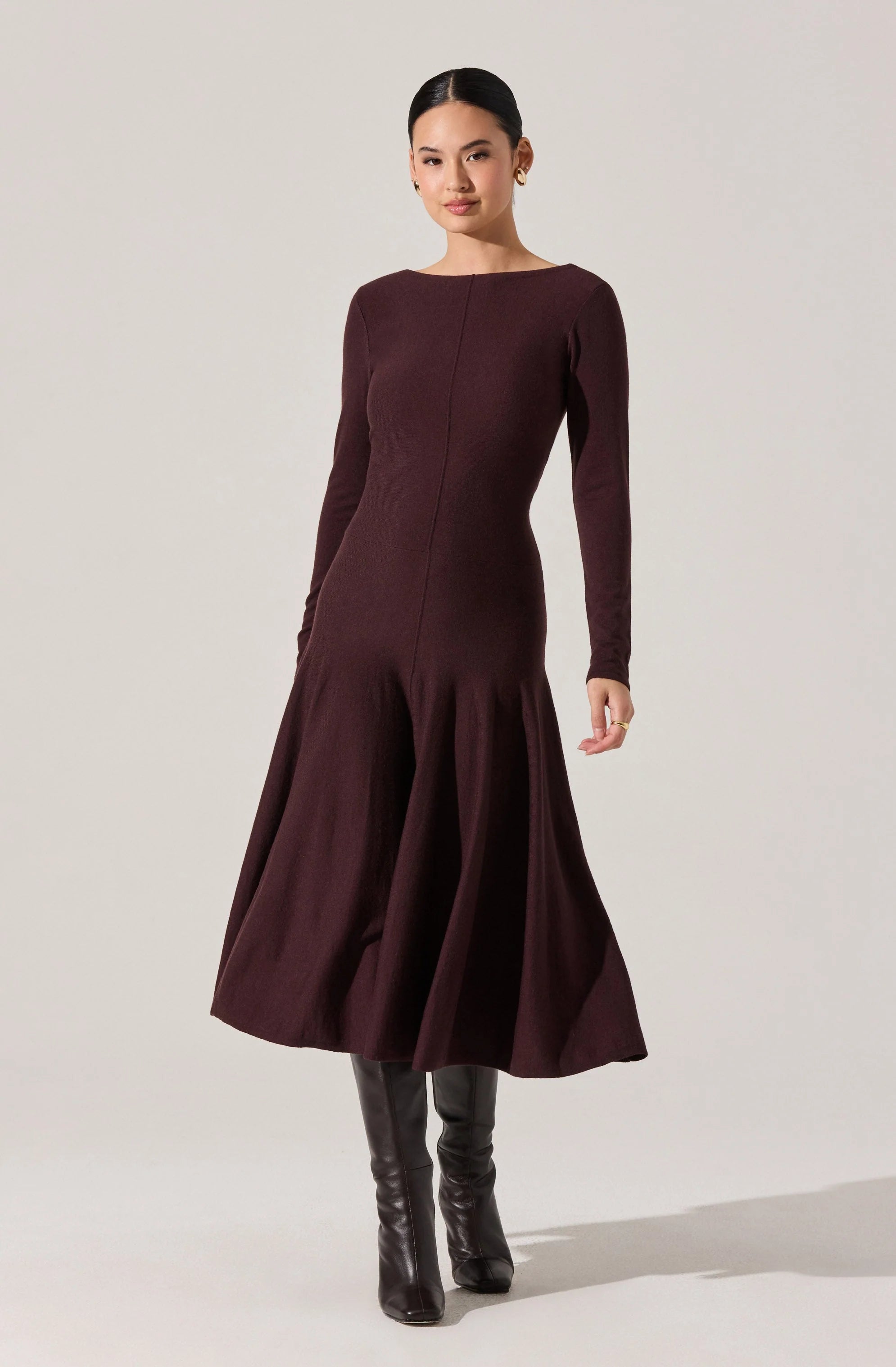 Doreyda Scoop Back Sweater Dress