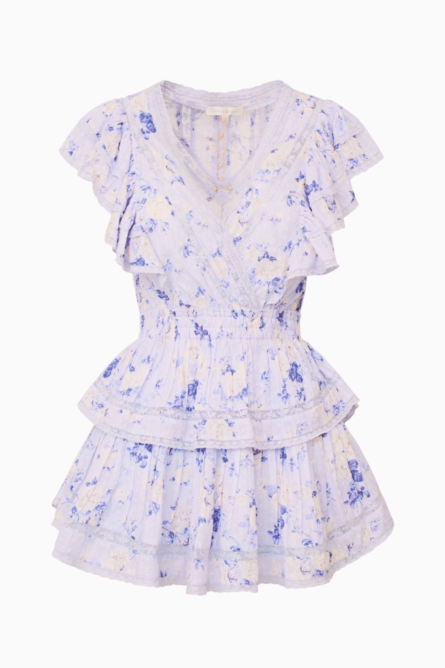 Gwen Fragrance Print Cotton Mini Dress