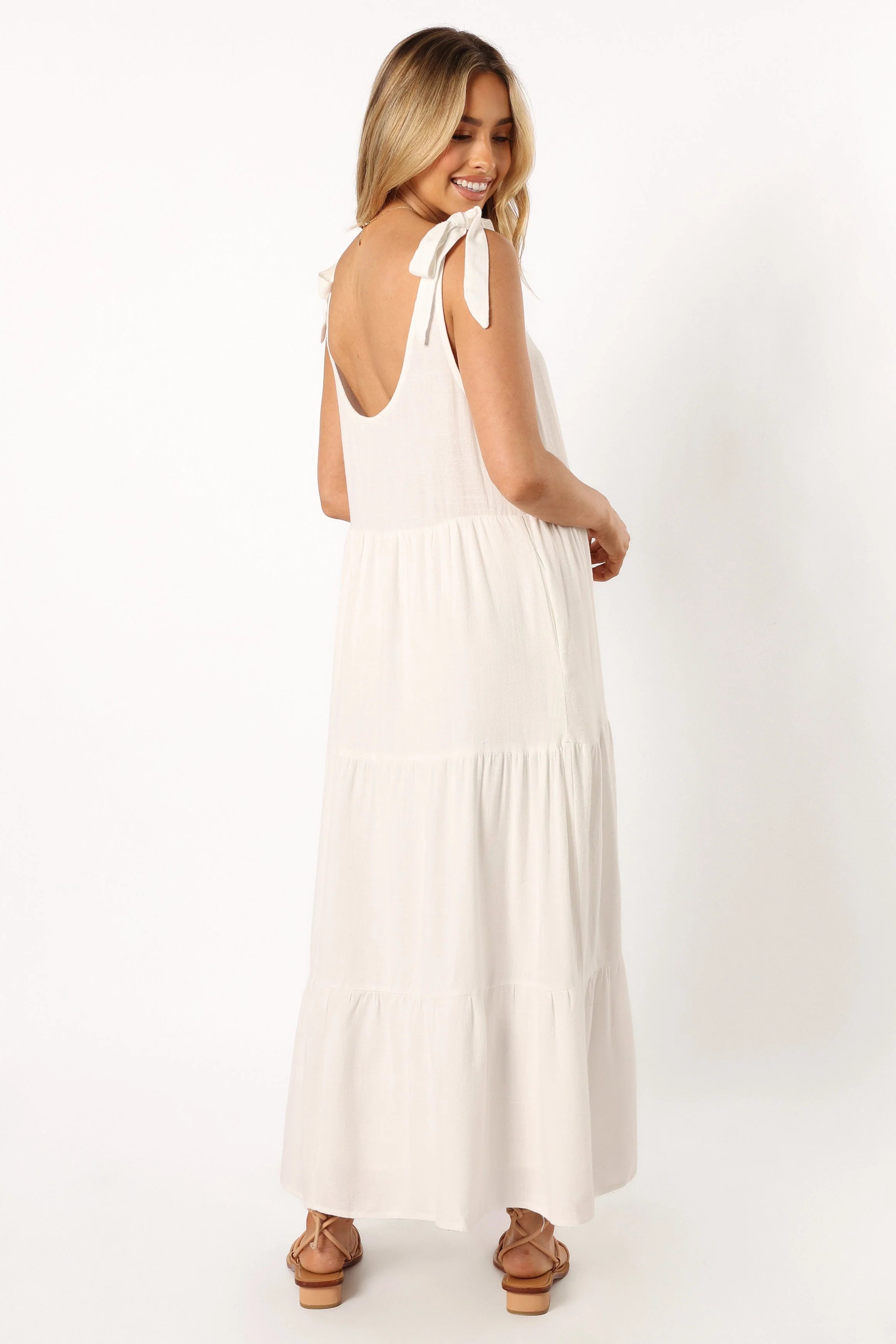 Marcy Midi Dress - White