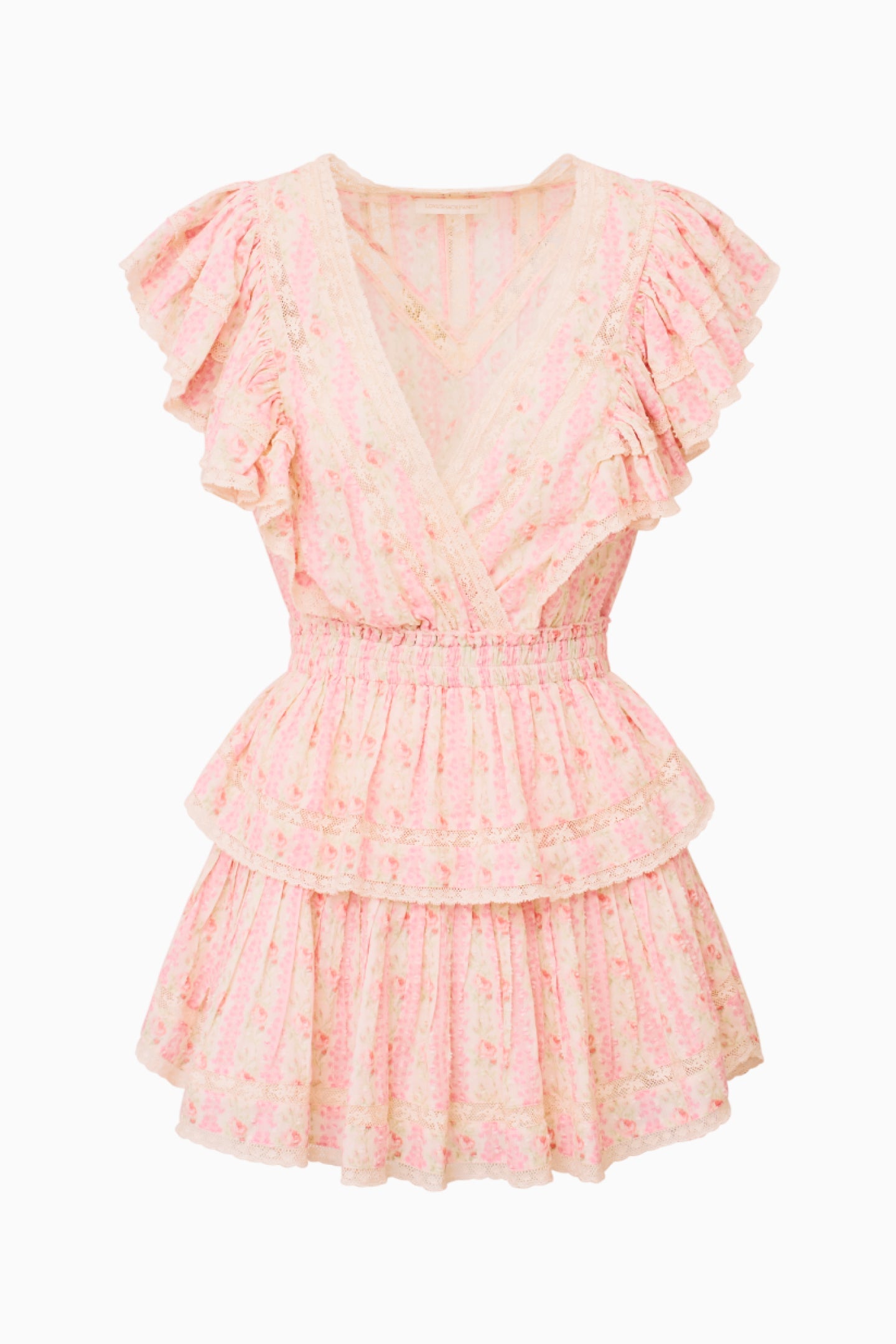 Gwen Fragrance Print Cotton Mini Dress