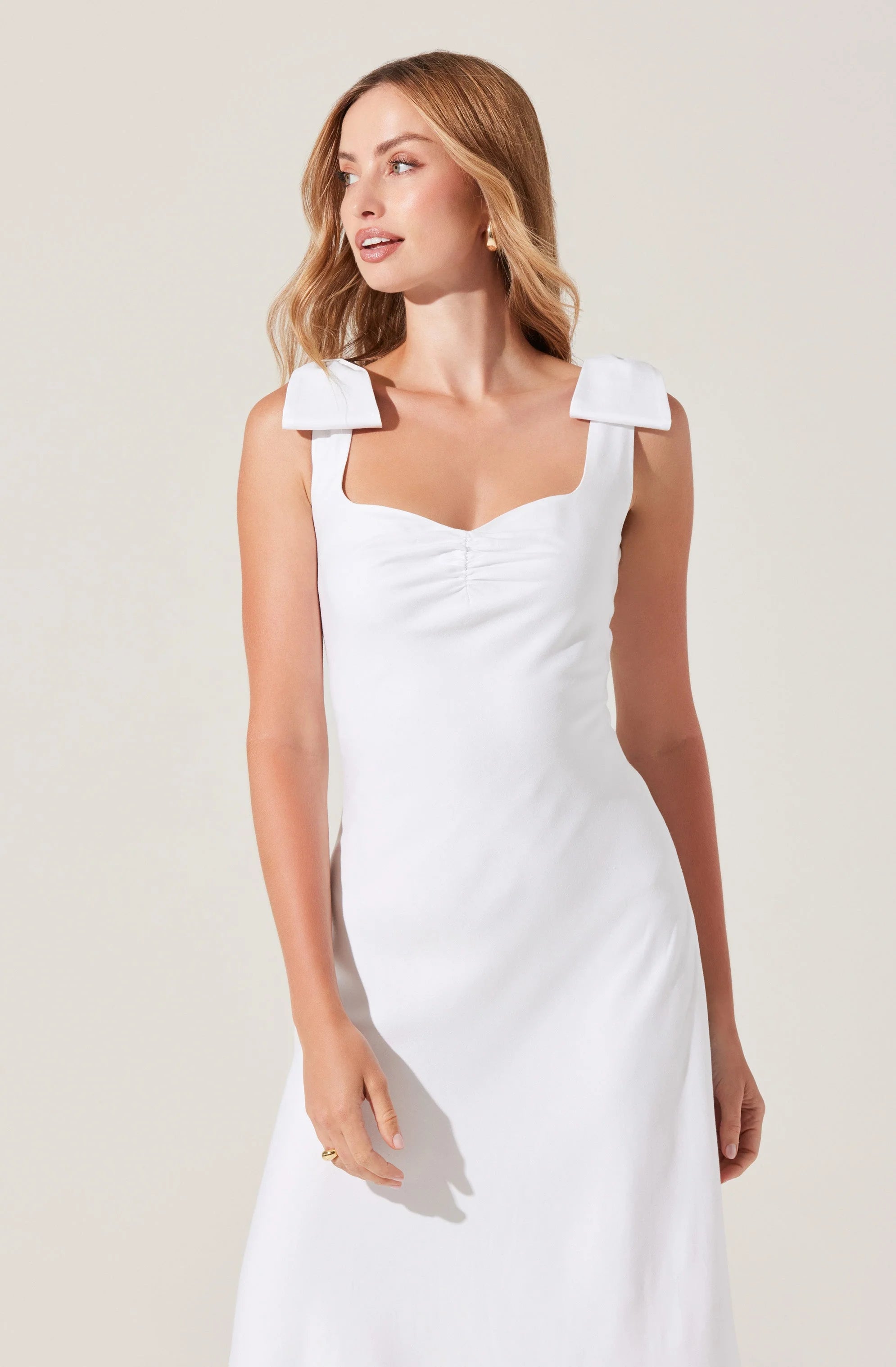 Kateleya Bow Detail Midi Dress