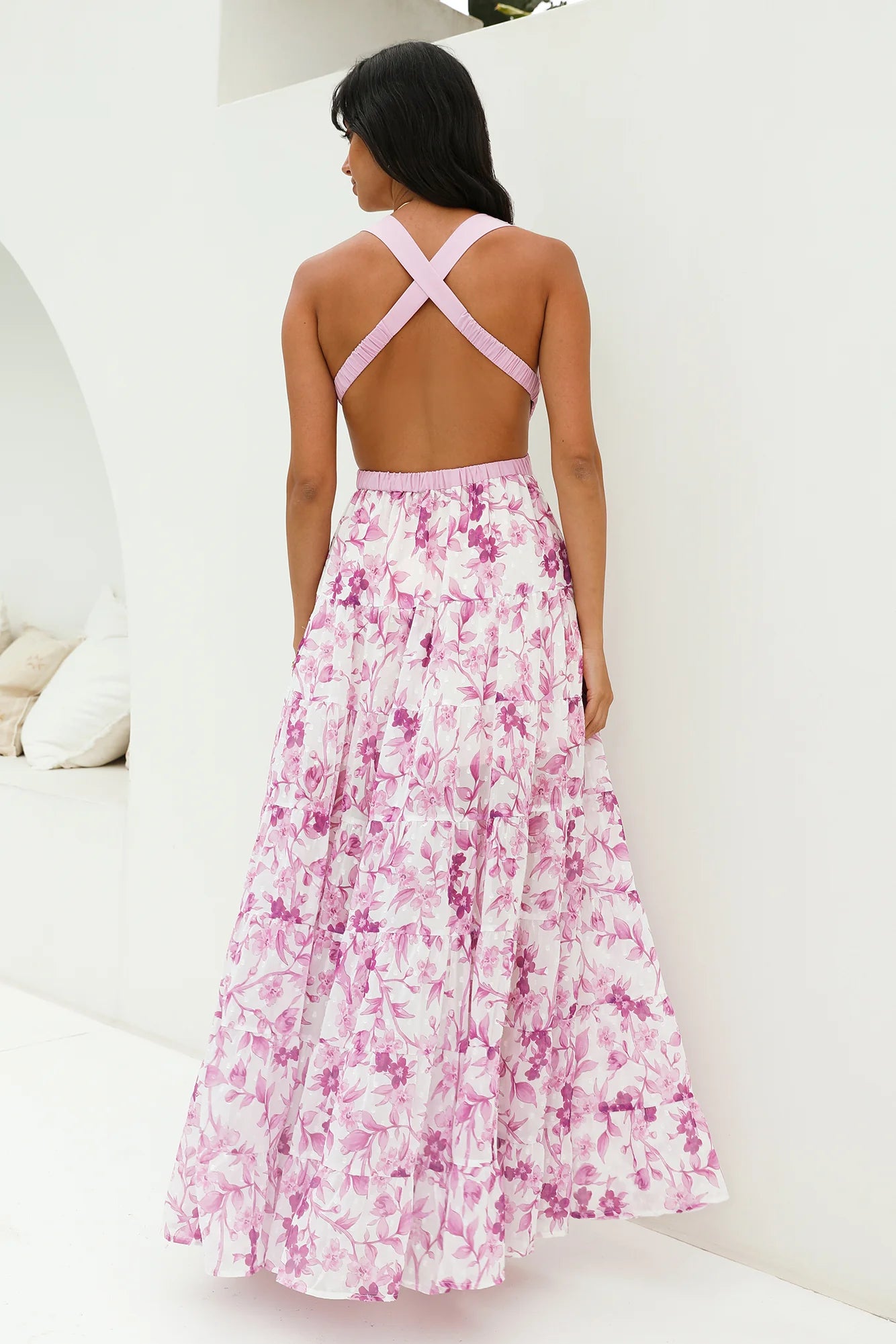 Fashion Forward Maxi Dress Purple