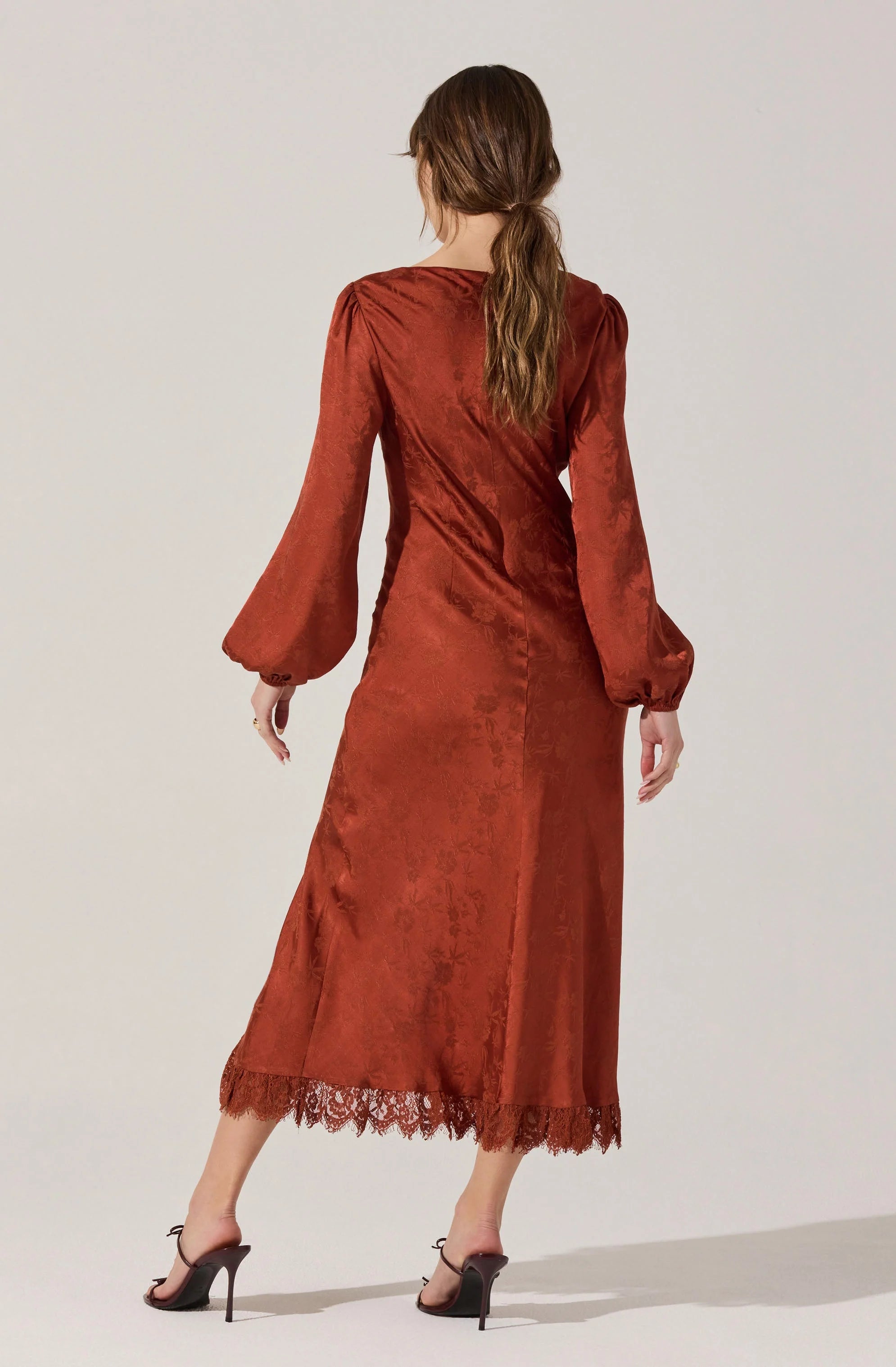 Ilaria Jacquard Midi Dress