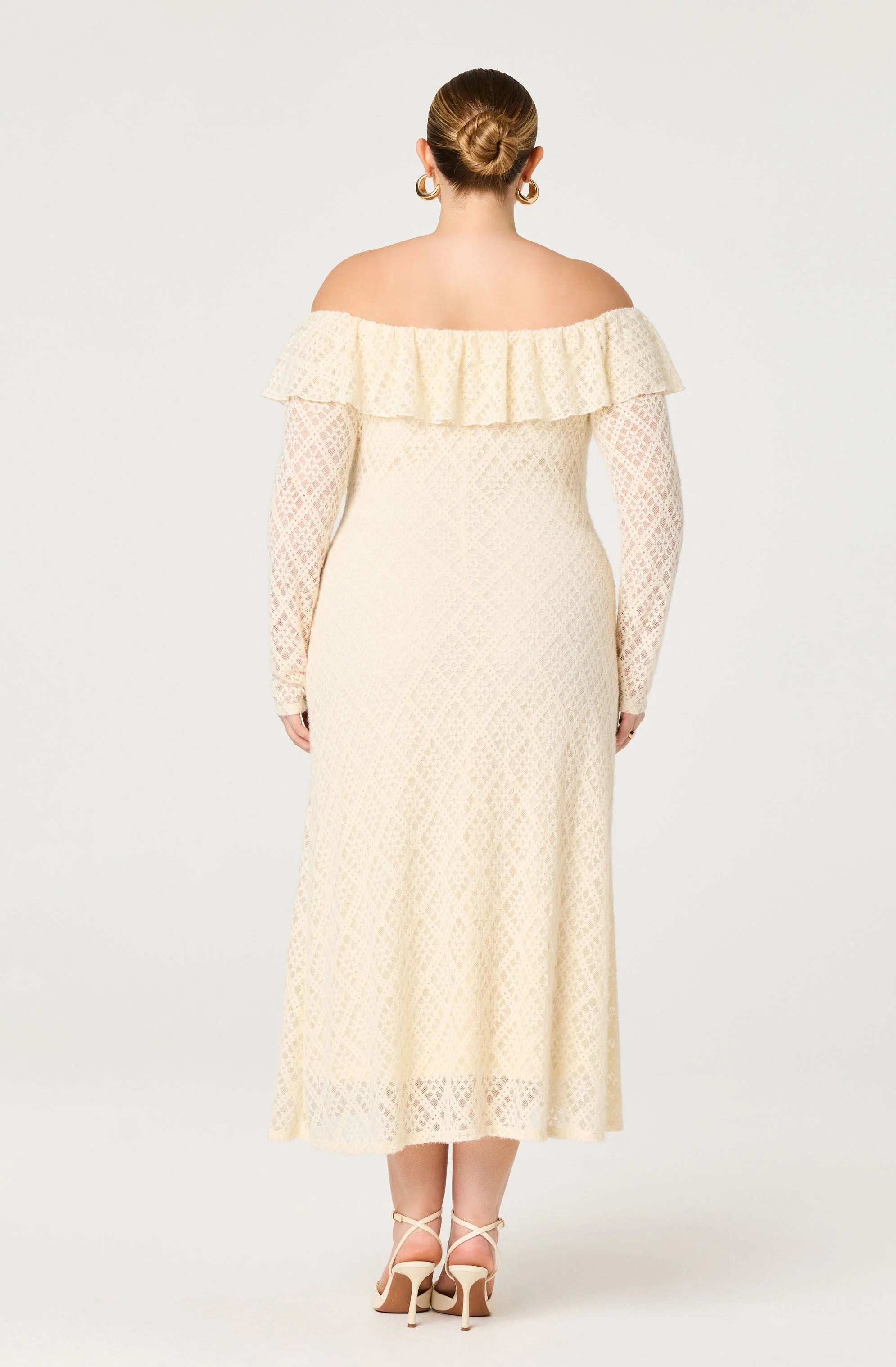 Dorian Ruffle Off Shoulder Dress