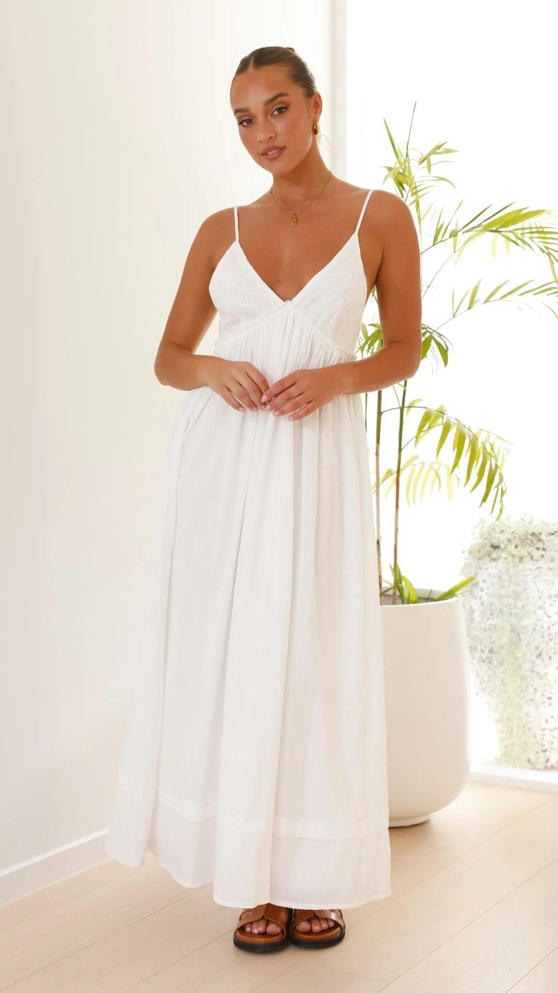 Elouise Maxi Dress - White