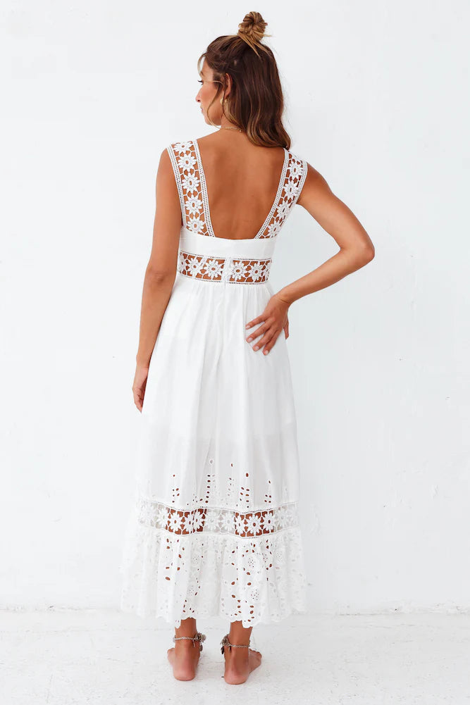 Eugenia Maxi Dress White