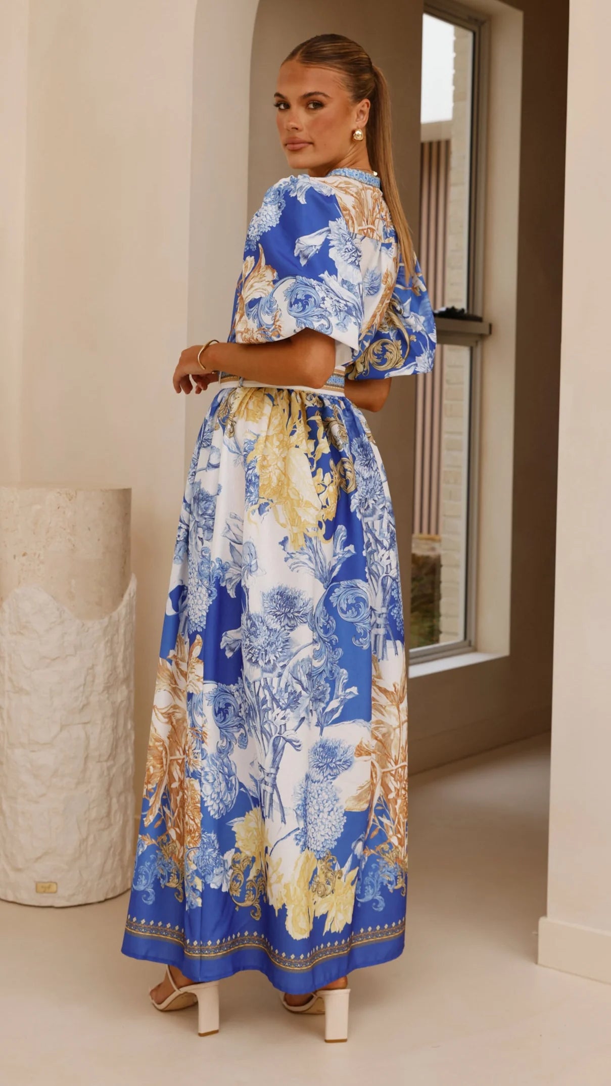Vania Maxi Dress - Blue Doll
