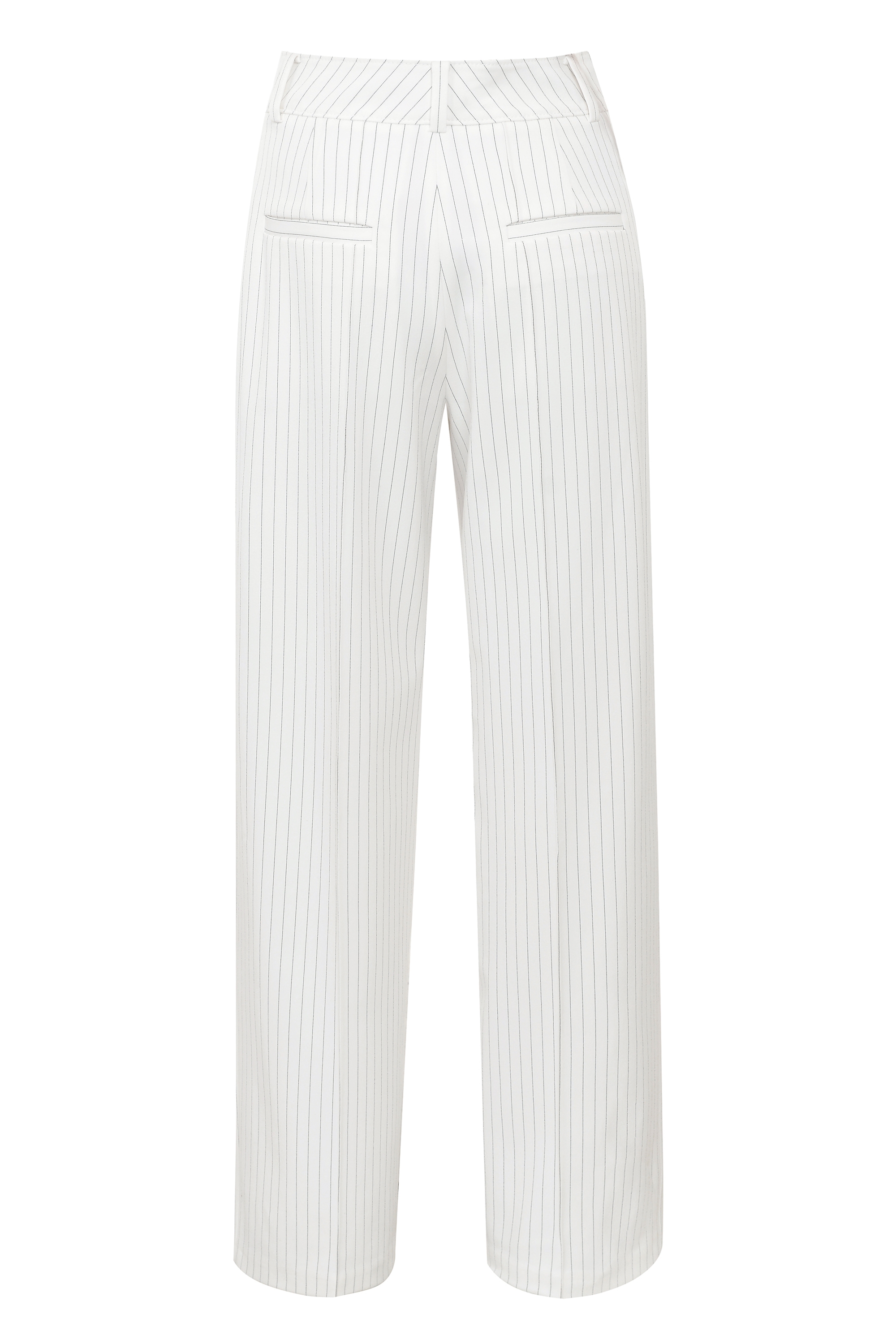 Hayden-White Pinstripe High Waist Tailored Trousers