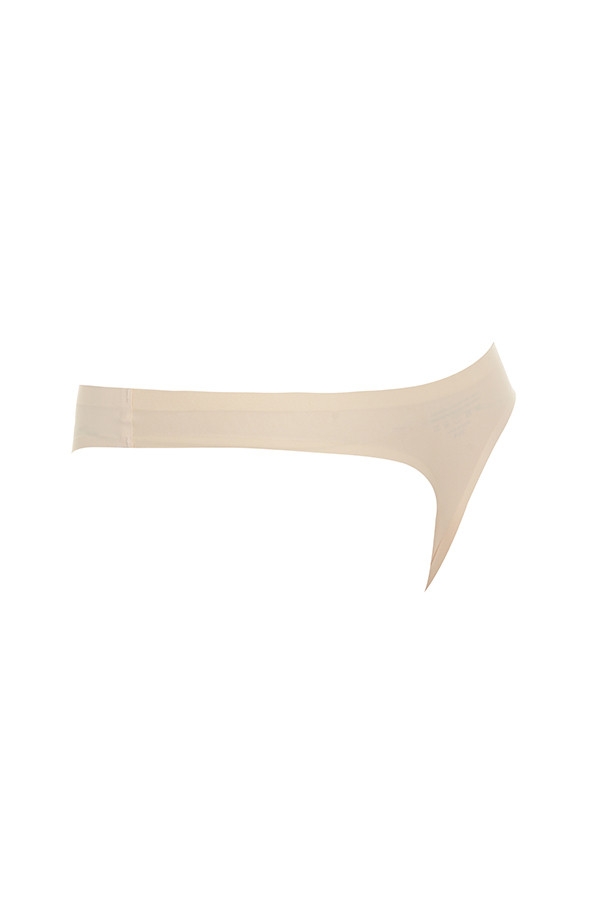 Micromodal-Beige Seamless Thong