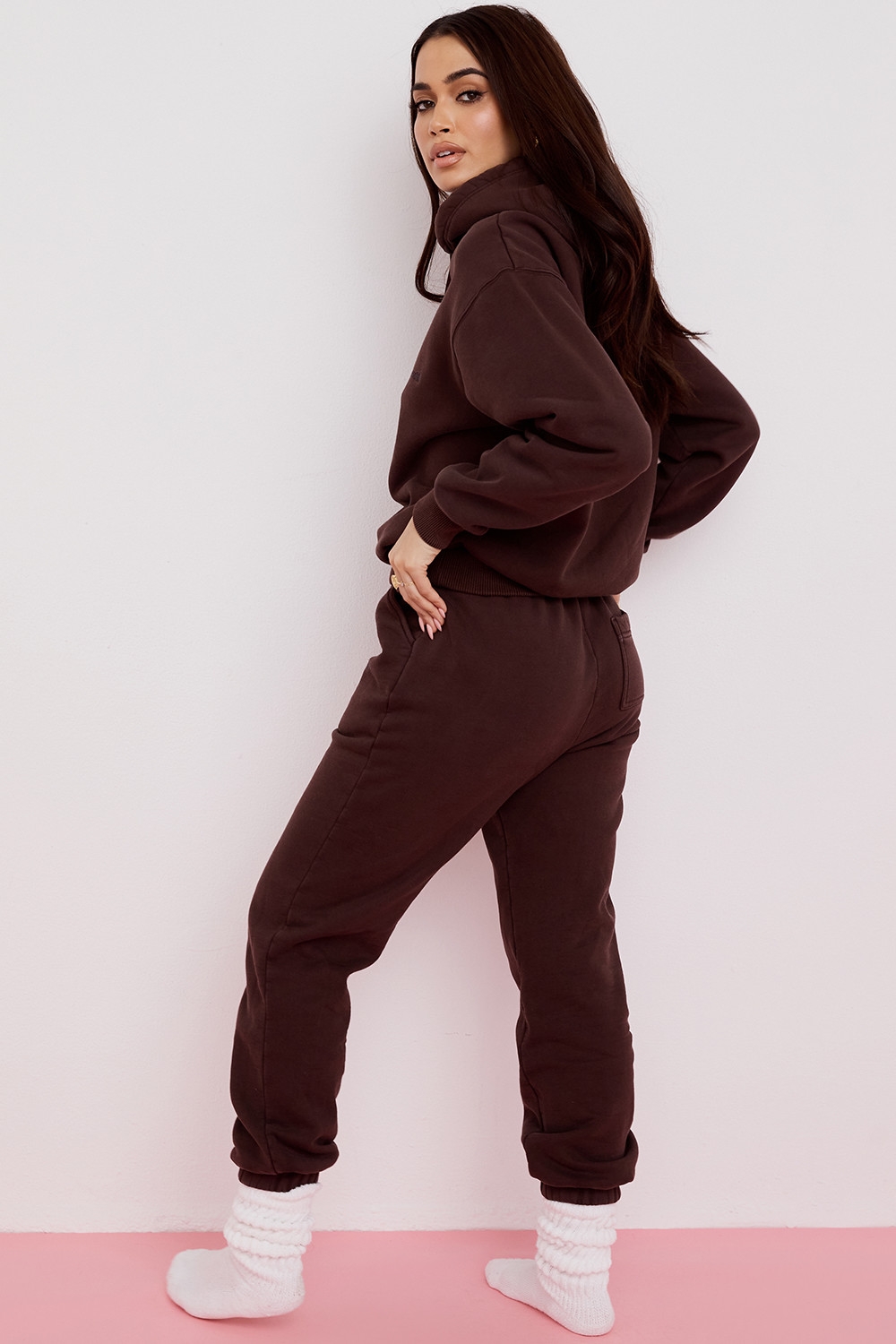 Halo-Chocolate Oversized Hoodie