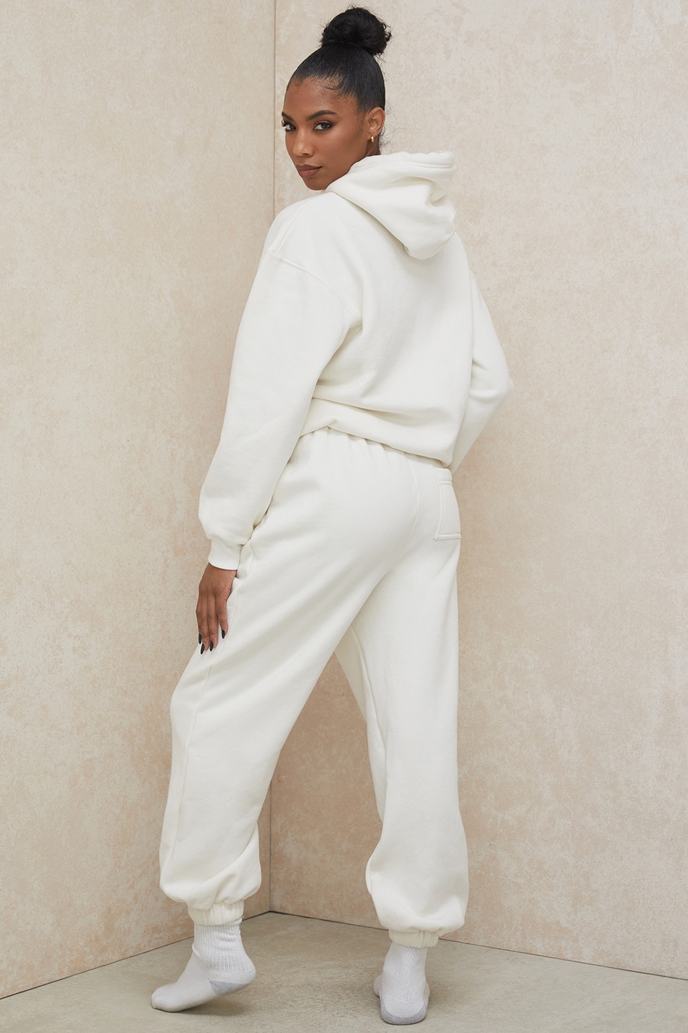 Halo-Off White Oversized Hoodie