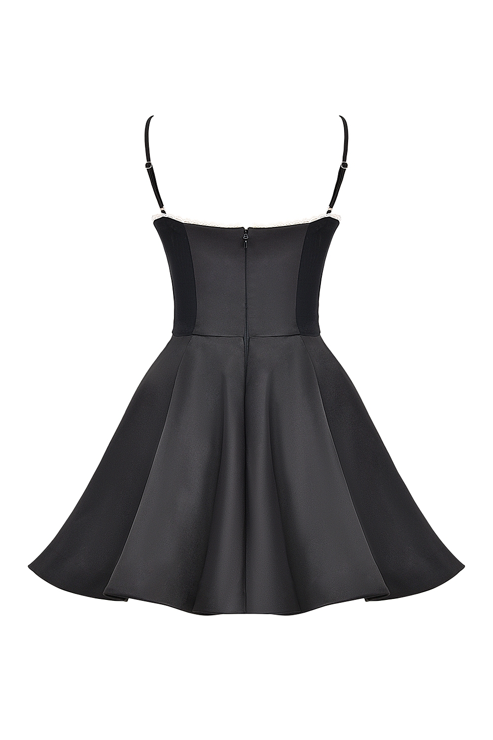 Minimoiselle-Black Tulle Mini Dress