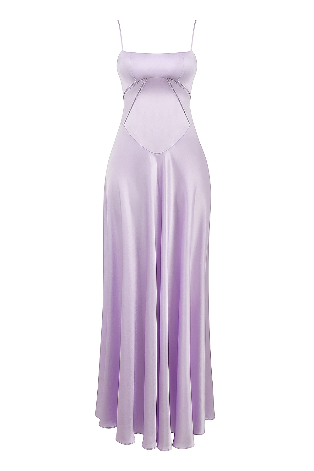 Anabella-Orchid Lace Up Maxi Dress