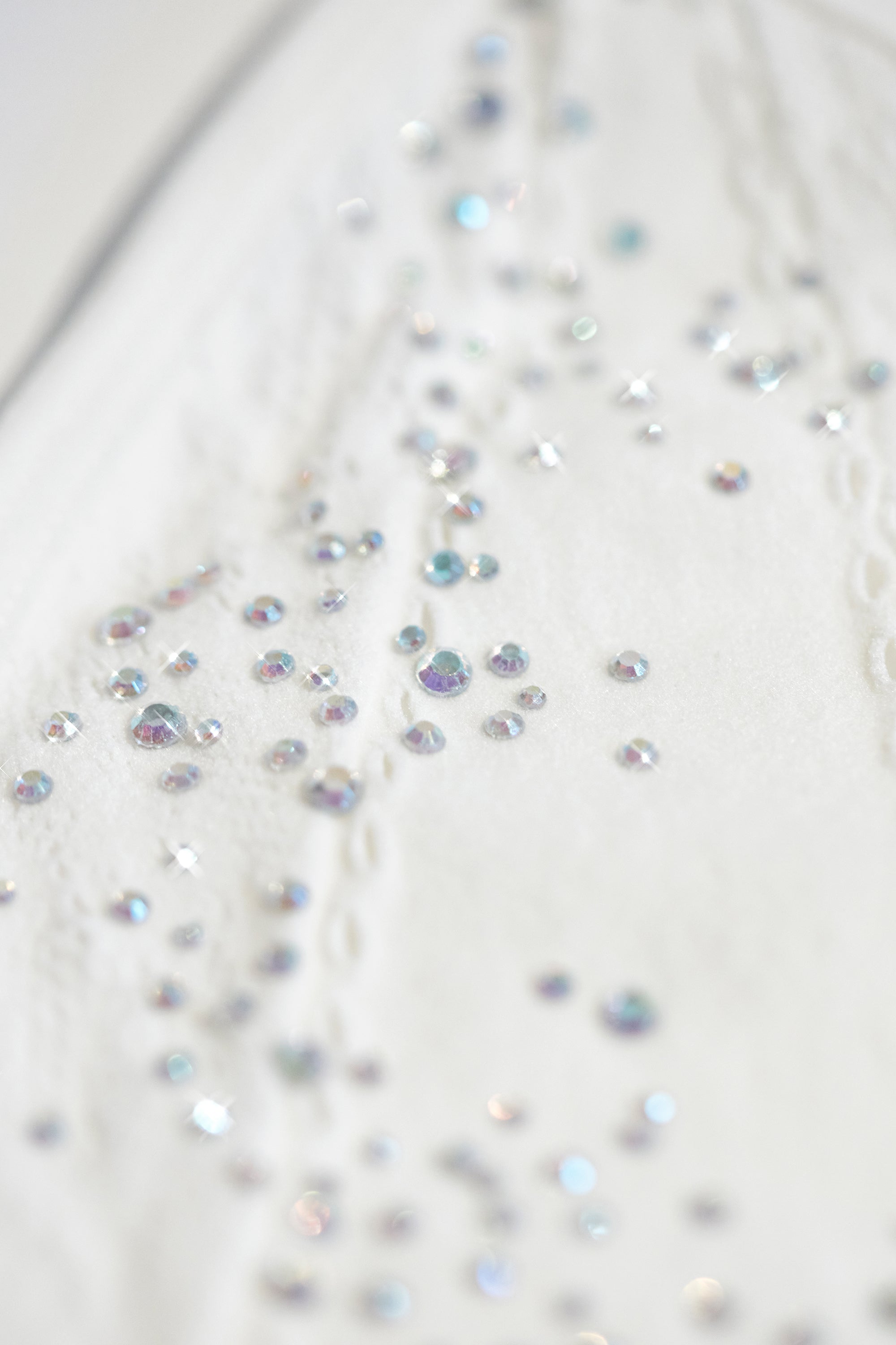 Tori-Embellished Halterneck Mini Dress in Ivory