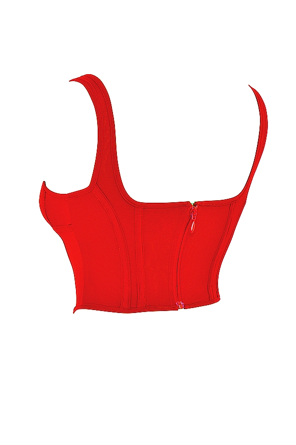 Edetta-Scarlet Mesh Corset