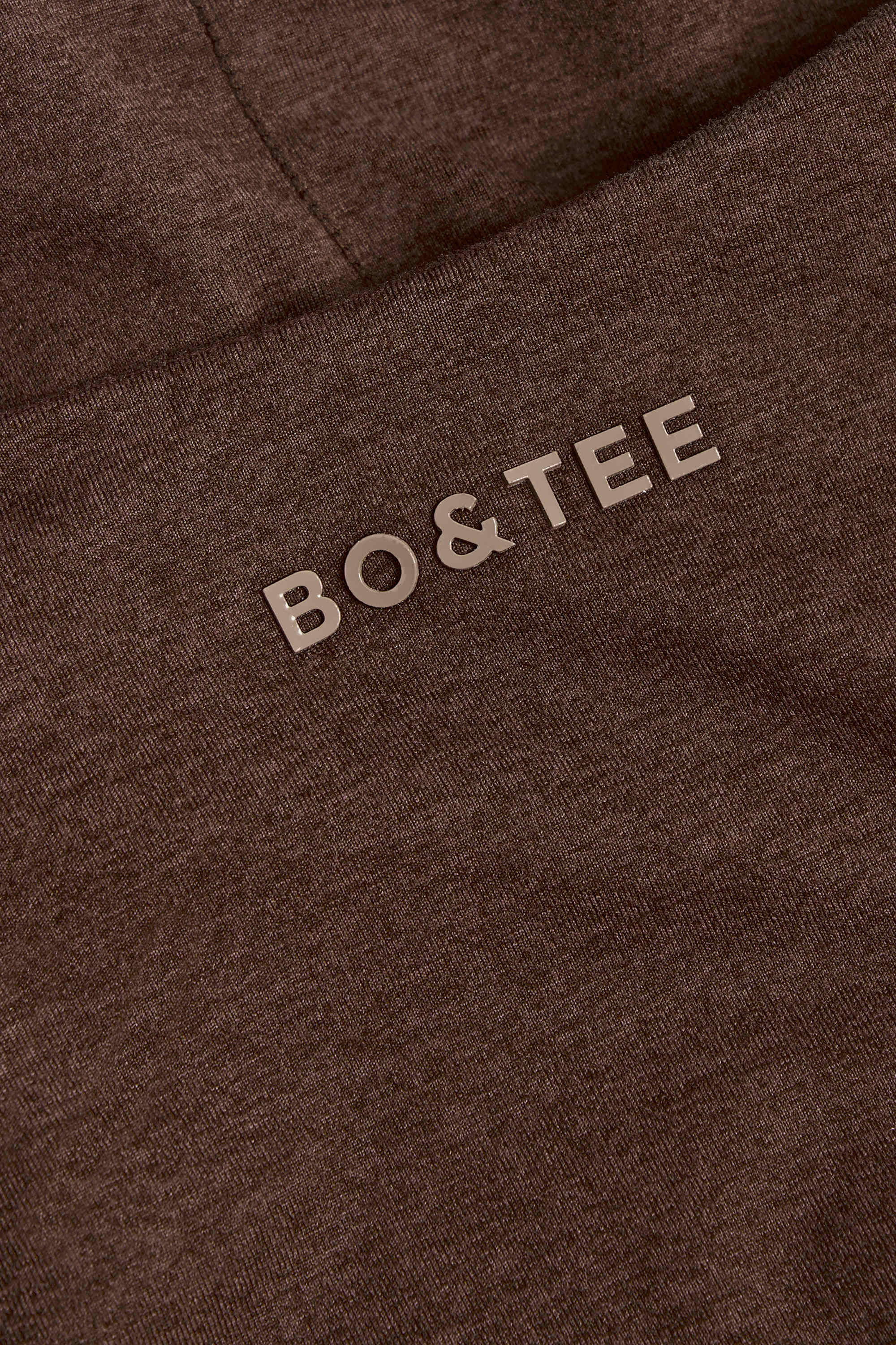 Wrap Halterneck Tank Top in Pecan Marl