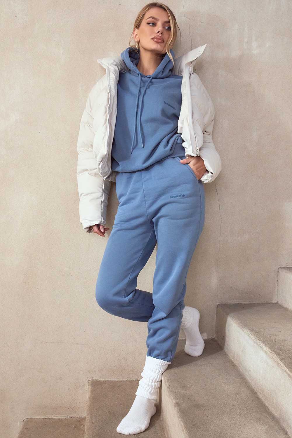 Halo-Azure Oversized Hoodie