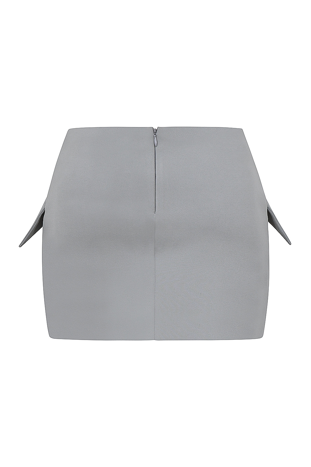 Cici-French Grey A-Line Mini Skirt
