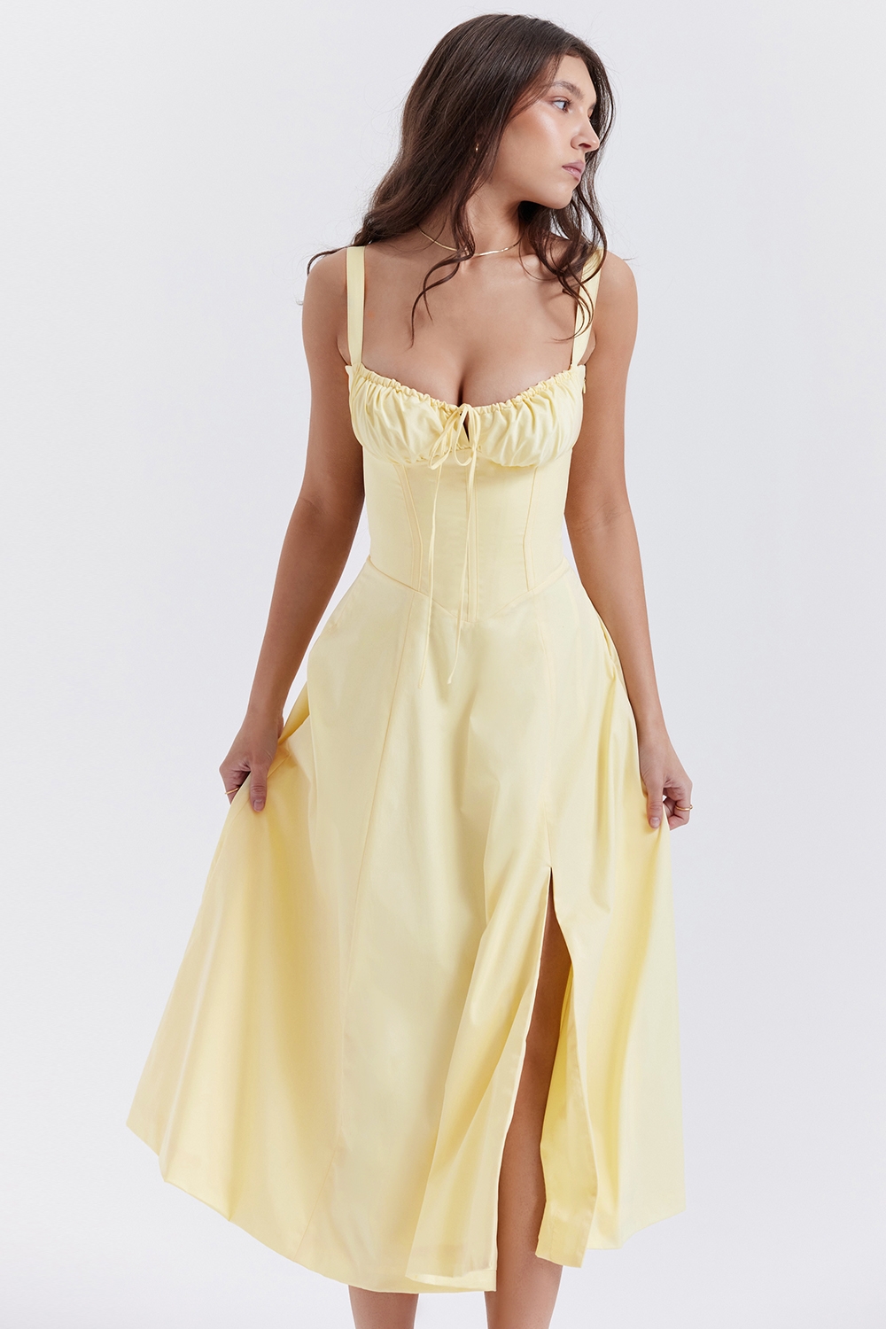 Carmen-Buttercup Bustier Sundress