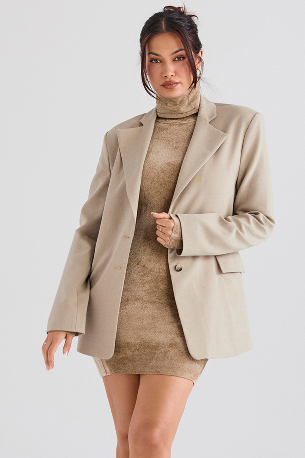 Aline-Mink Oversized Blazer - SALE