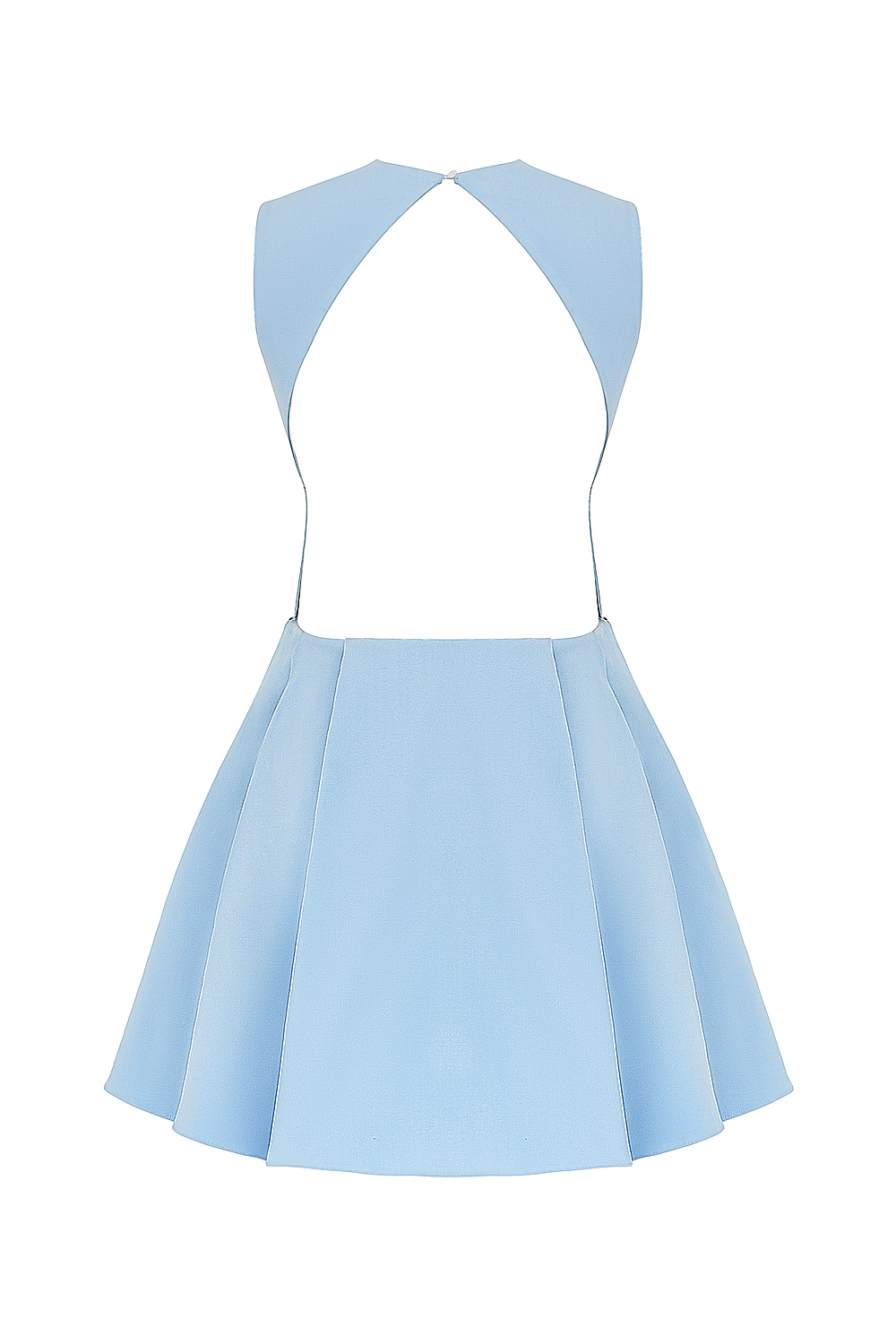 Ingrid-Tuscan Blue Twill Mini Dress