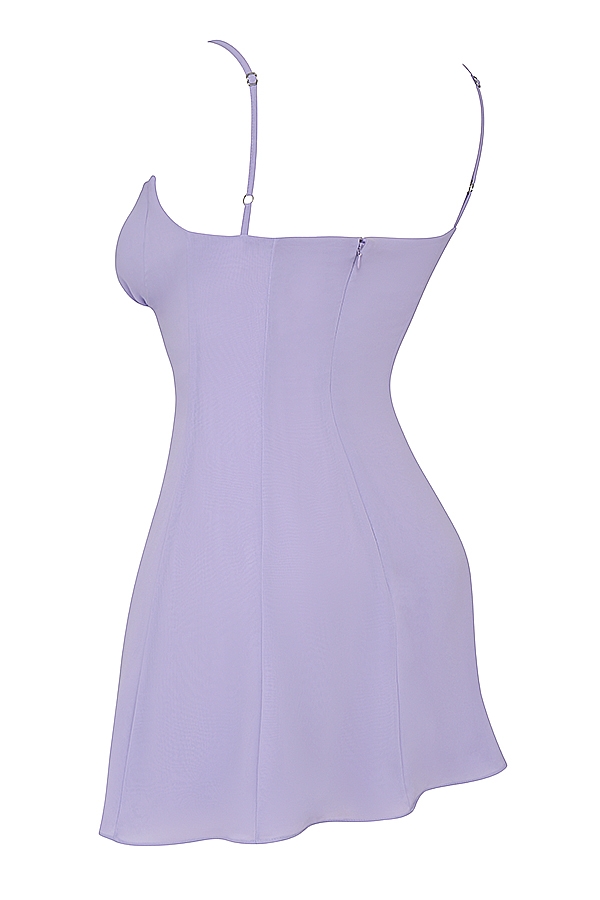 Christiana-Lavender Mini Dress