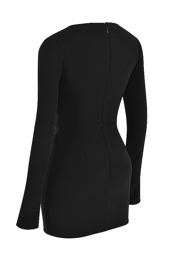 Elize-Black Mini Dress