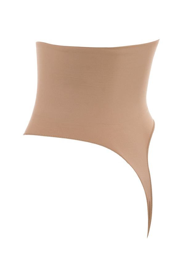 Sculpting High Waist Thong Cafe Au Lait
