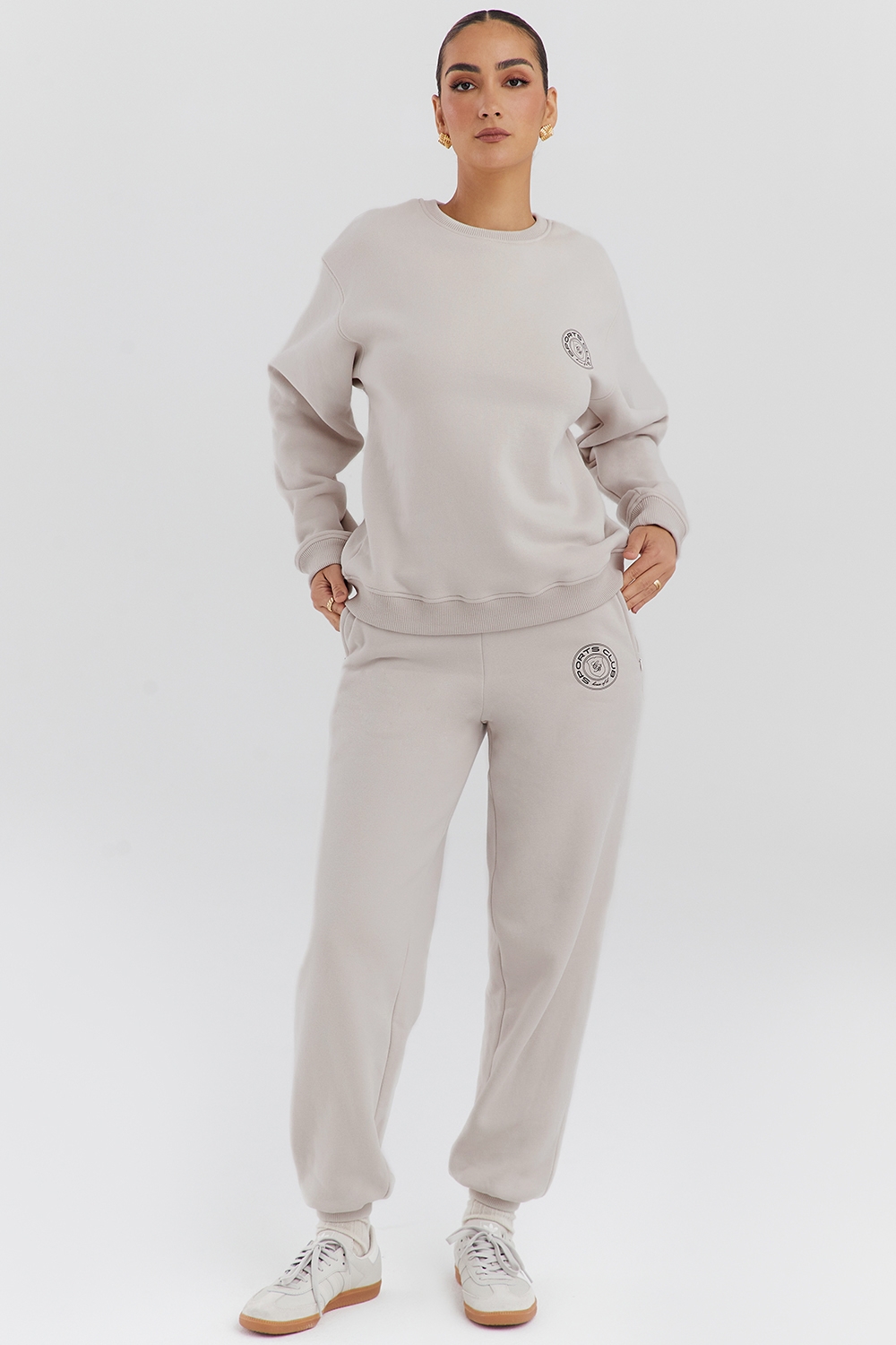 Haze-Cloud Crew Neck Sweatshirt