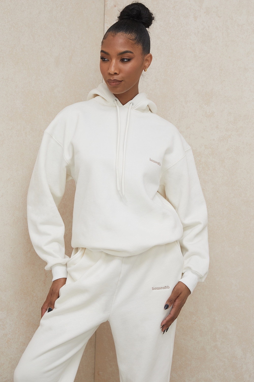 Halo-Off White Oversized Hoodie