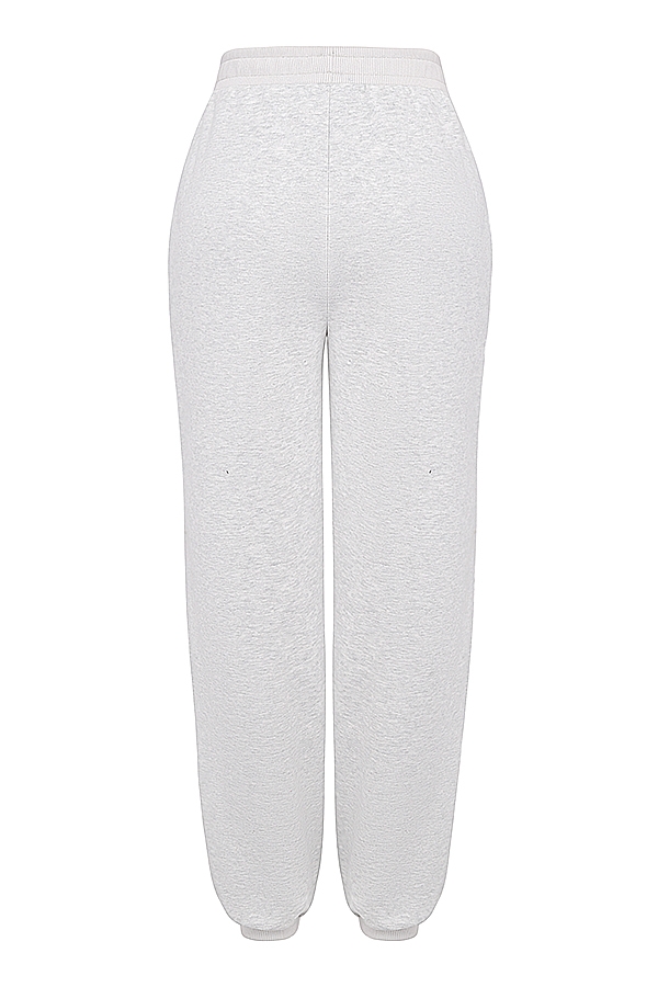 Coast-Light Grey Marl Fleece Back Jogging Trousers