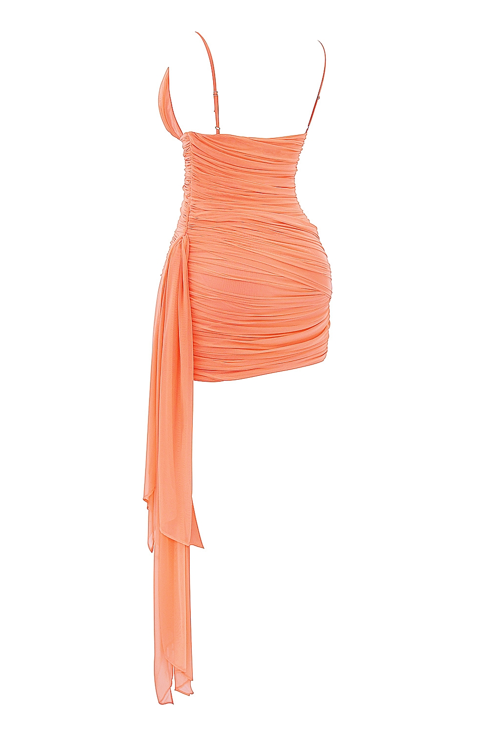 India-Sorbet Gathered Mini Dress