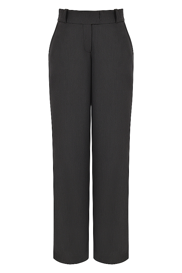 Cameron-Grey Loose Fit Trousers