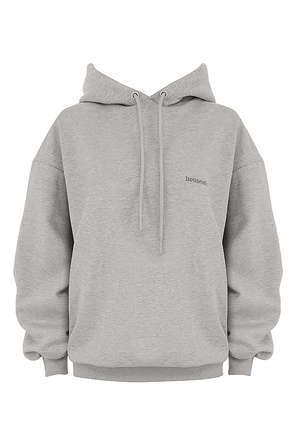 Halo-Light Grey Oversized Hoodie