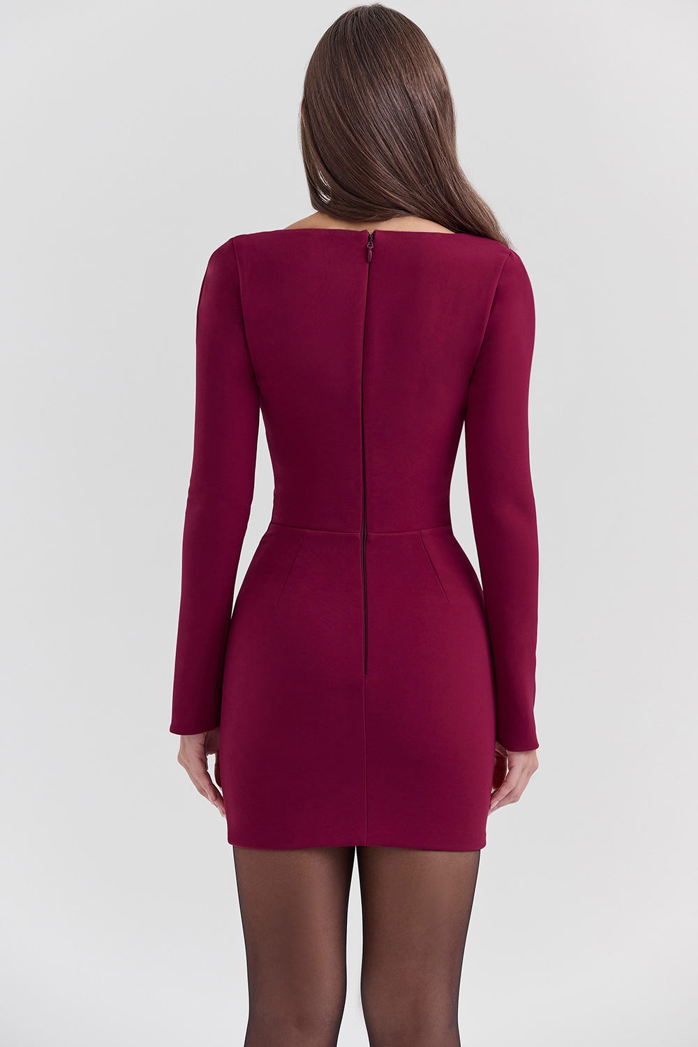 Selene-Berry Bodycon Mini Dress - SALE