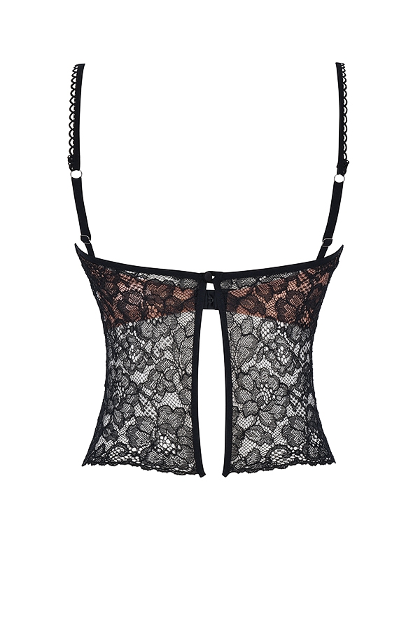 Jacinta-Black Lace Cami Top