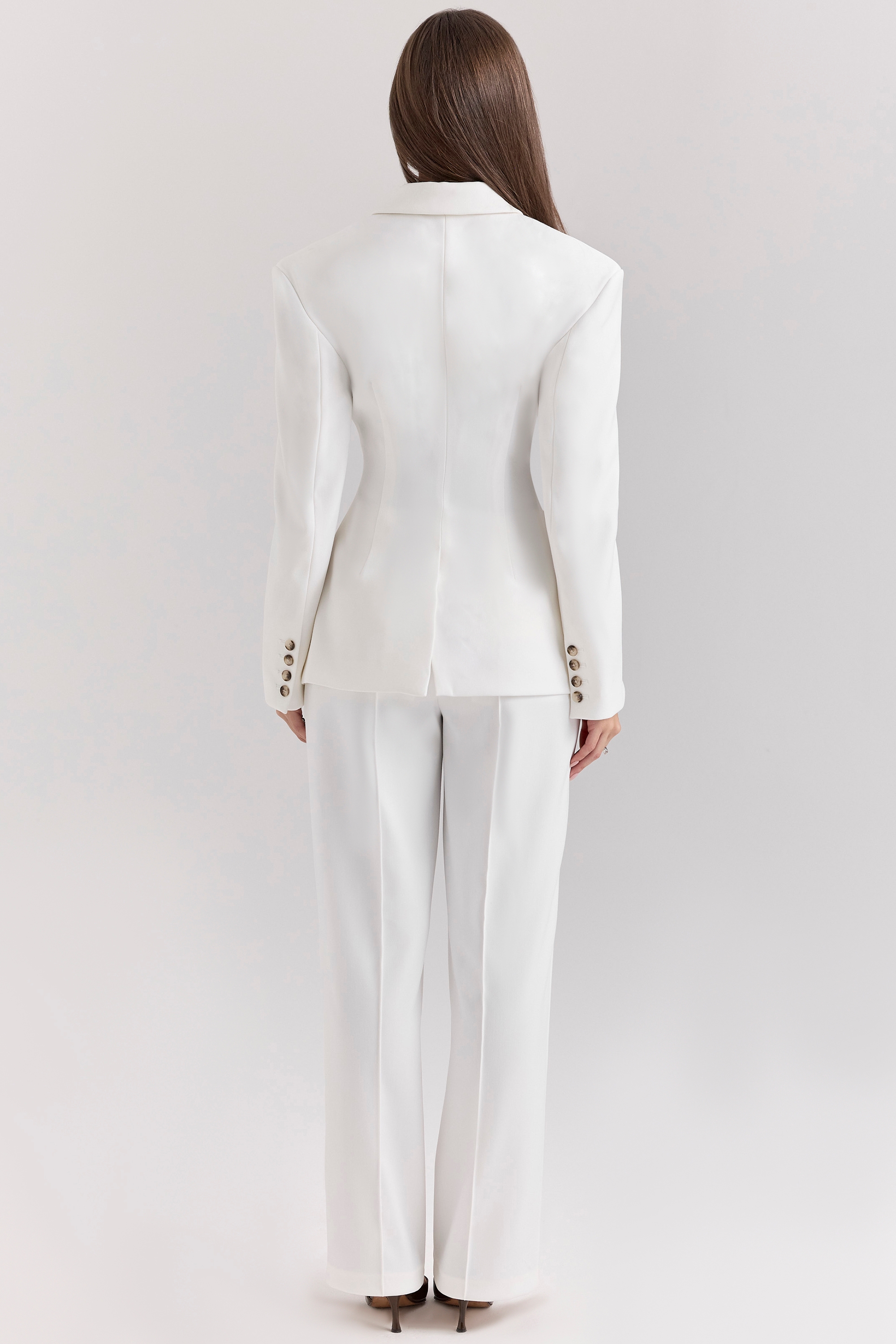 Hayden-White Wide Leg High Waist Tailored Trousers