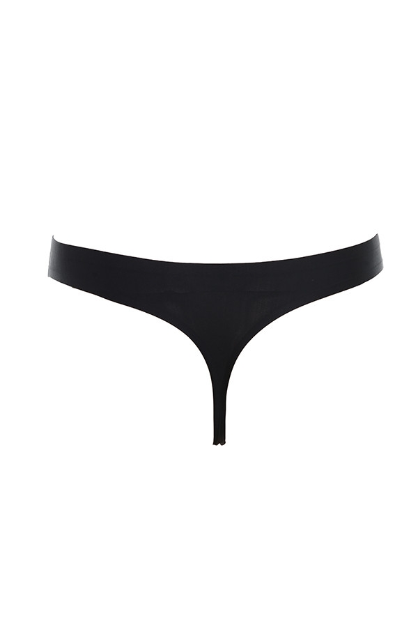 Micromodal-Seamless Thong - Black