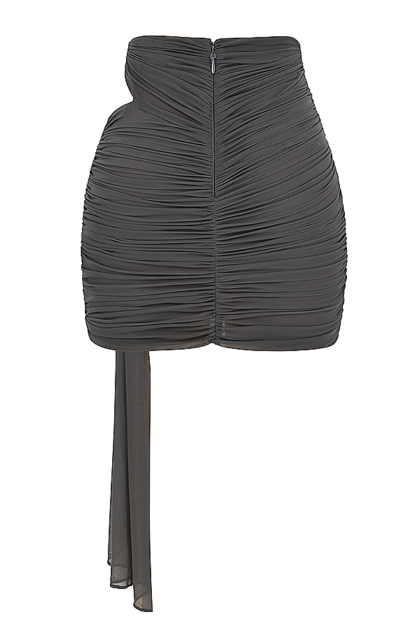 Rokael-Shadow Layered Mini Skirt