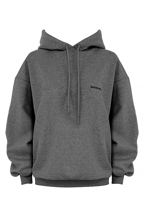 Halo-Dark Grey Oversized Hoodie