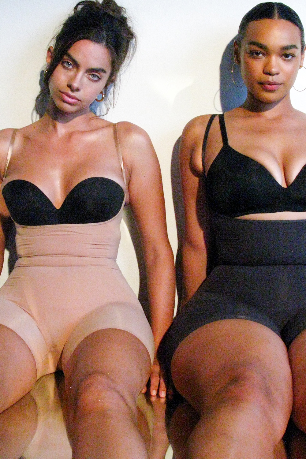 Mid Thigh Sculpting Bodysuit Cafe Au Lait