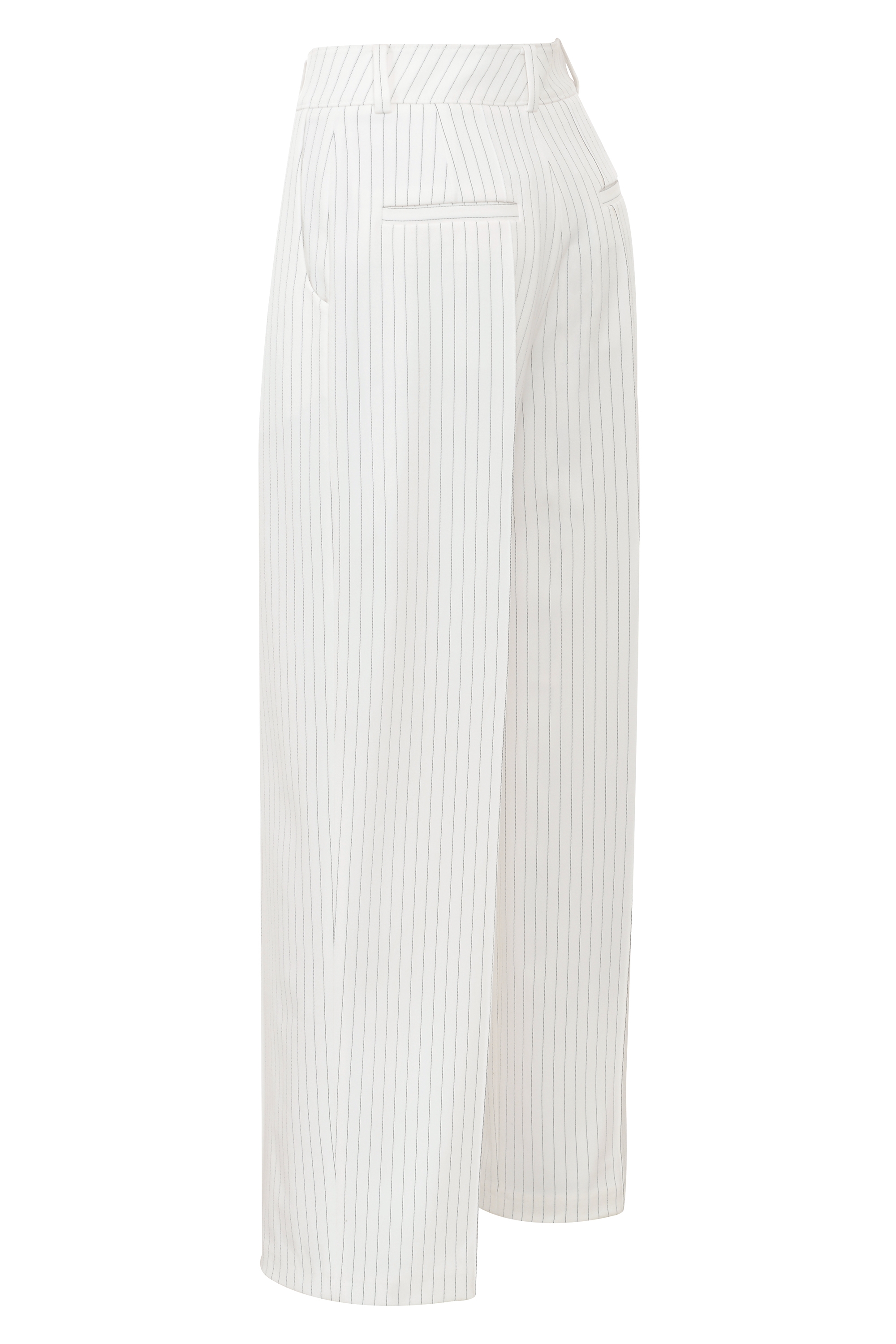 Hayden-White Pinstripe High Waist Tailored Trousers