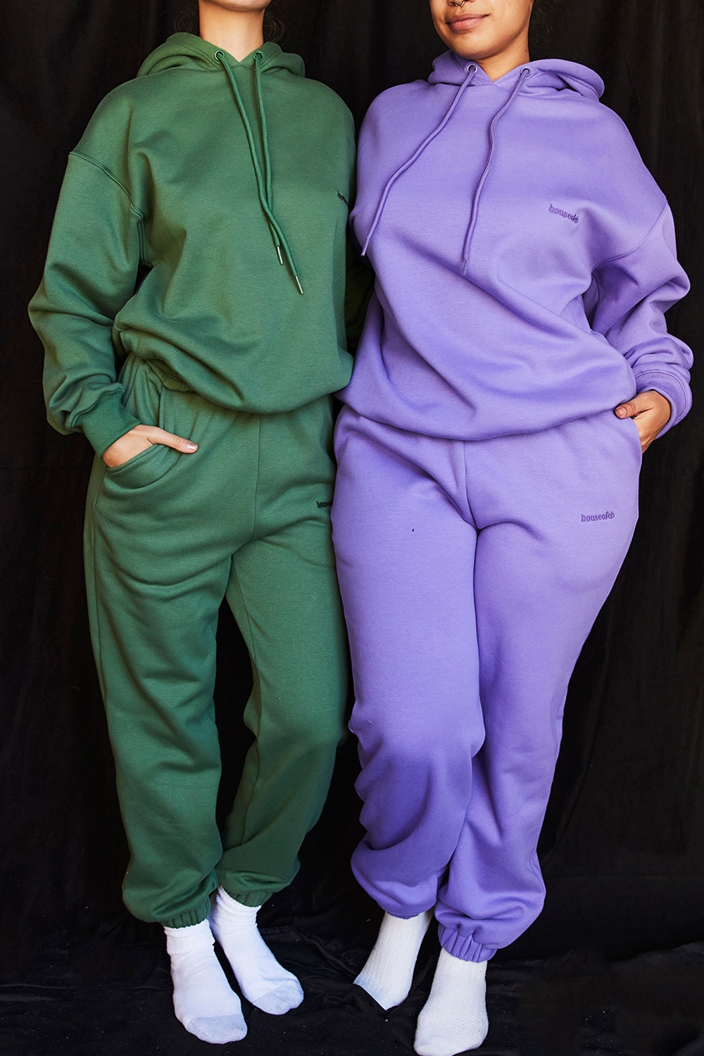 Halo-Purple Oversized Hoodie
