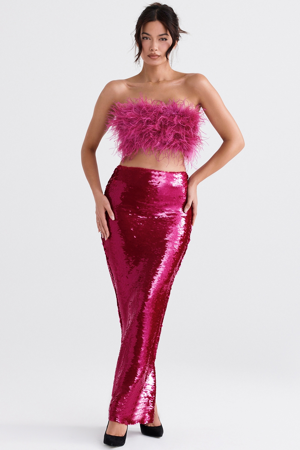 Alexis-Hot Pint Sequin Maxi Skirt