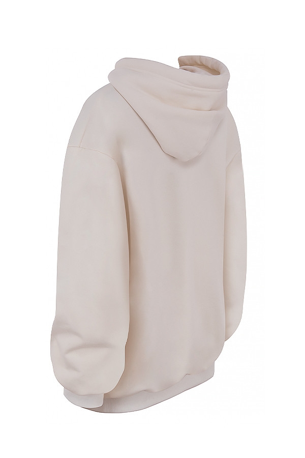 Halo-Off White Oversized Hoodie