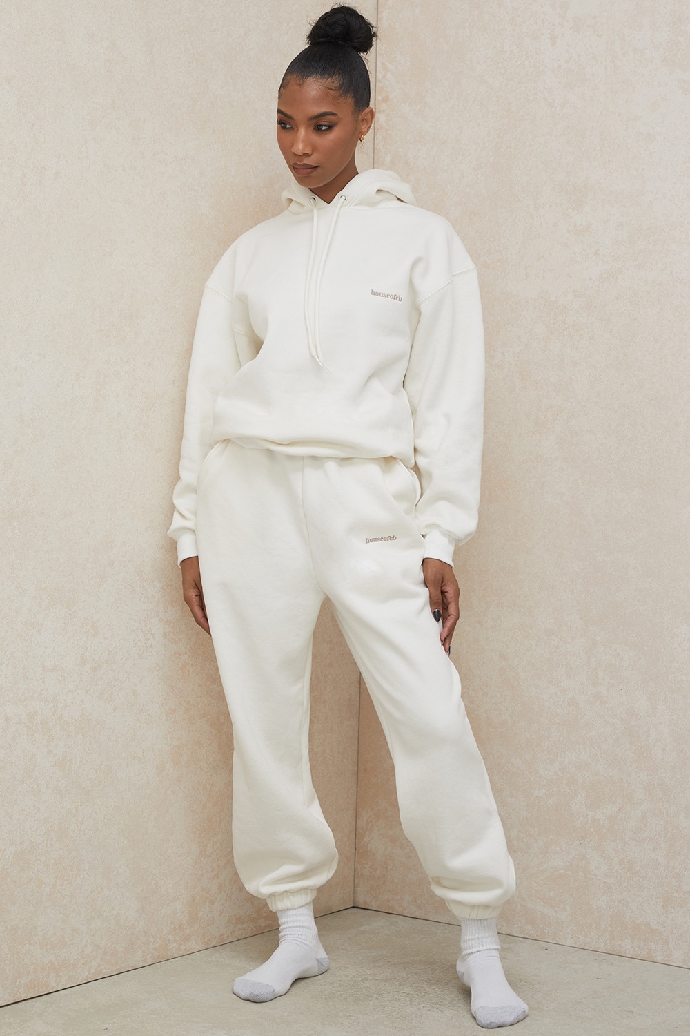 Halo-Off White Oversized Hoodie