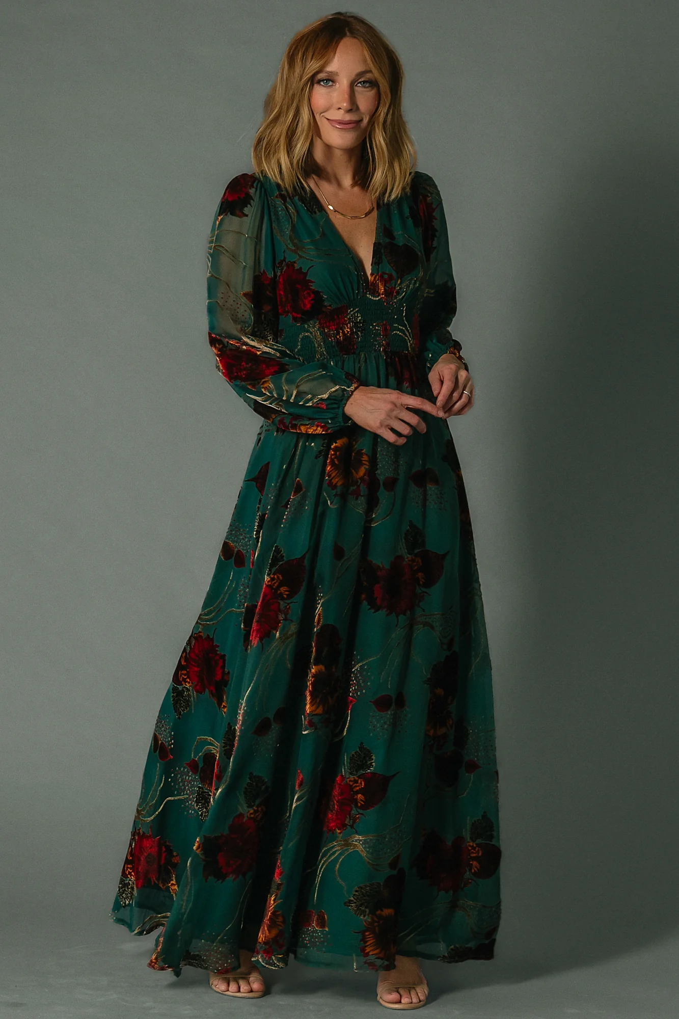 Mikla Maxi Dress | Jade Multi