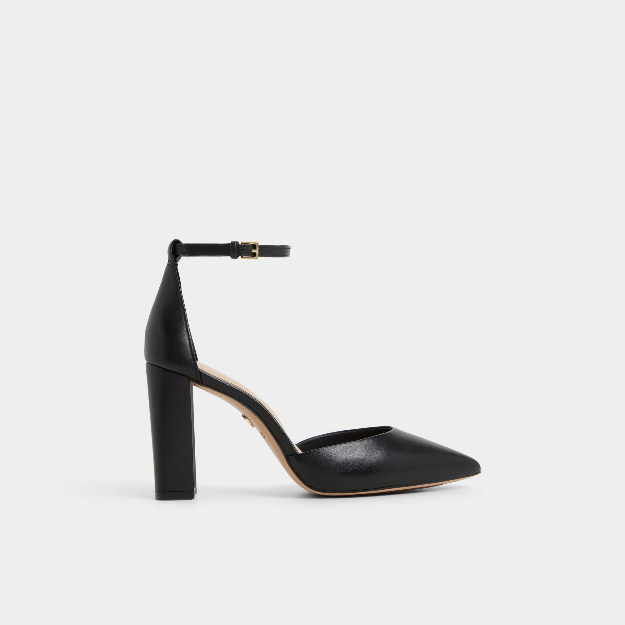 Faith - Black strappy block heel, Block heel - ALDO