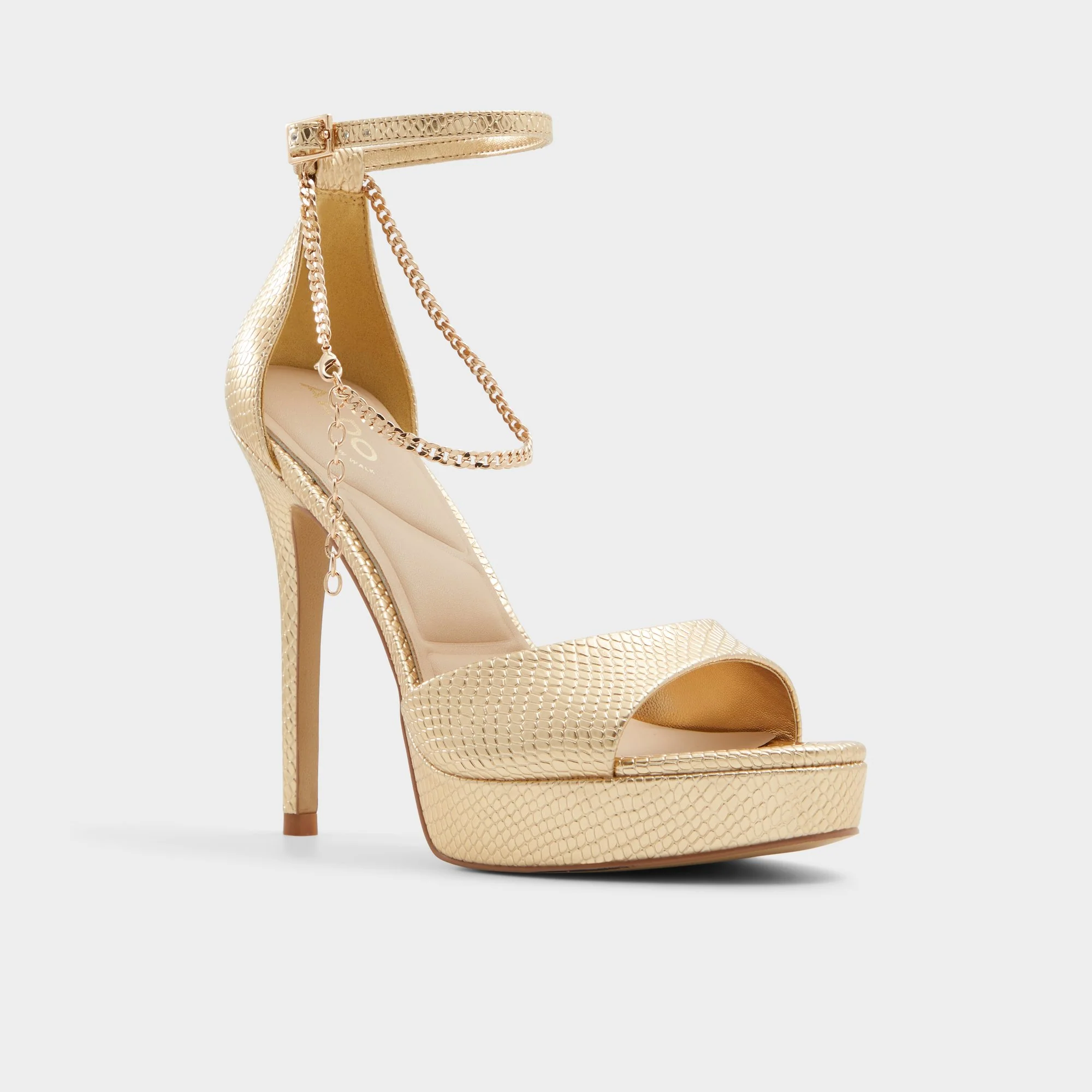 Afumeth - Strappy heeled sandal, Stiletto platform - ALDO
